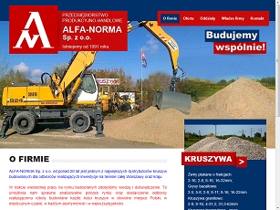 Alfa Norma oferuje żwir w Warszawie
